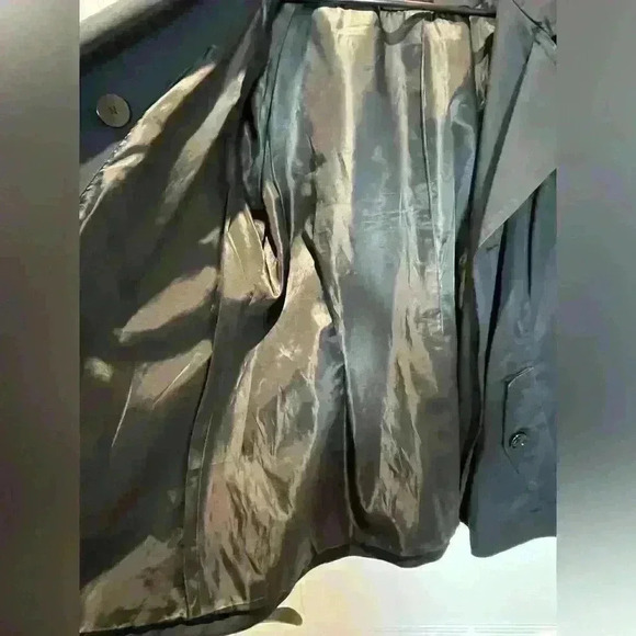 Michael Kors Short Trench for Women Dark Navy Size  Extra Large - Picture 7 of 12